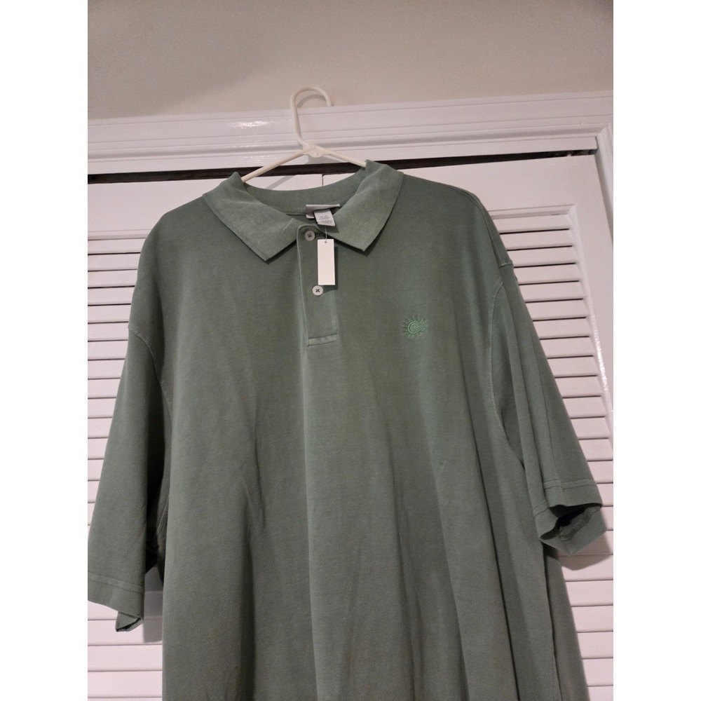 H&M Men's Polo‎ Shirt XXL NWT Green